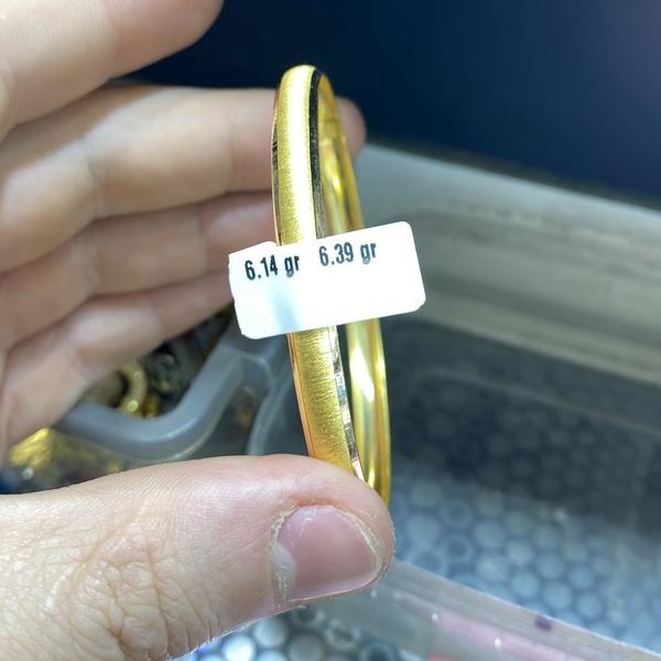 Çiçek Deseni 22 Ayar Altın Bilezik 6.14gr Hediye için Uygun - BZ00746 - Fotoğraf 1