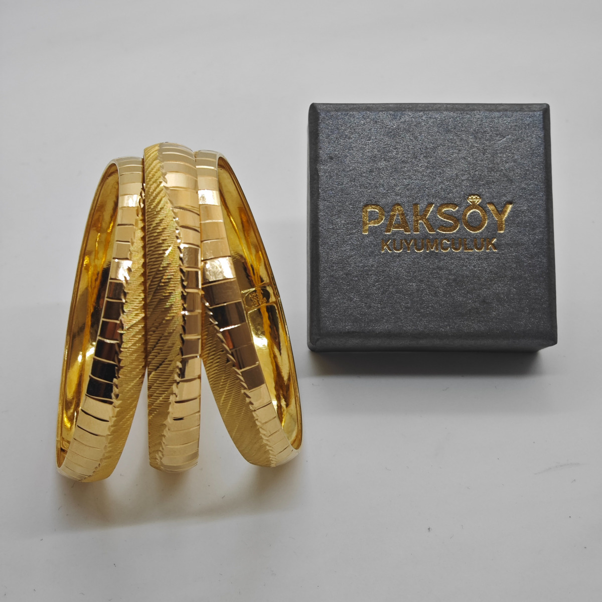 Yılan Desenli 22 Ayar Altın Bilezik 10.15gr - BZ000764 ürün görseli