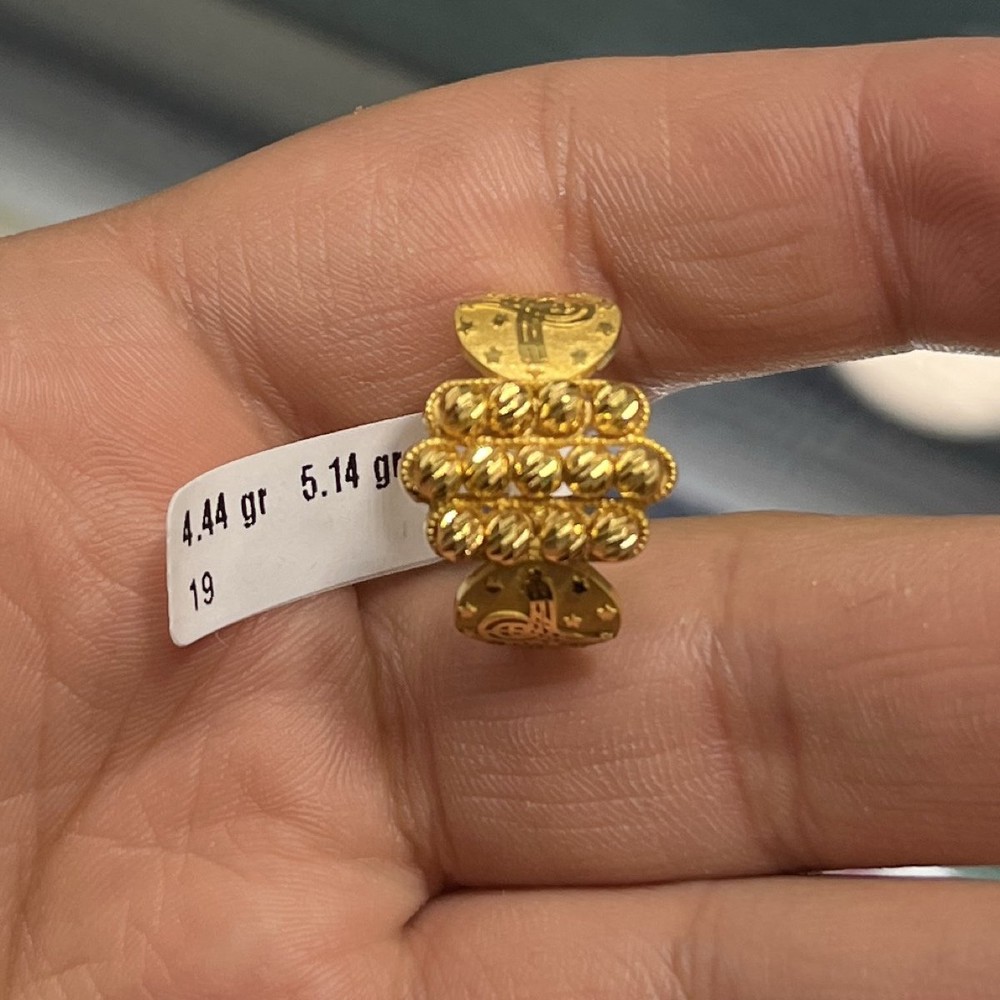 Dorikalı Tuğra 22 Ayar Altın Yüzük 5.14gr 19 Numara - Y000859