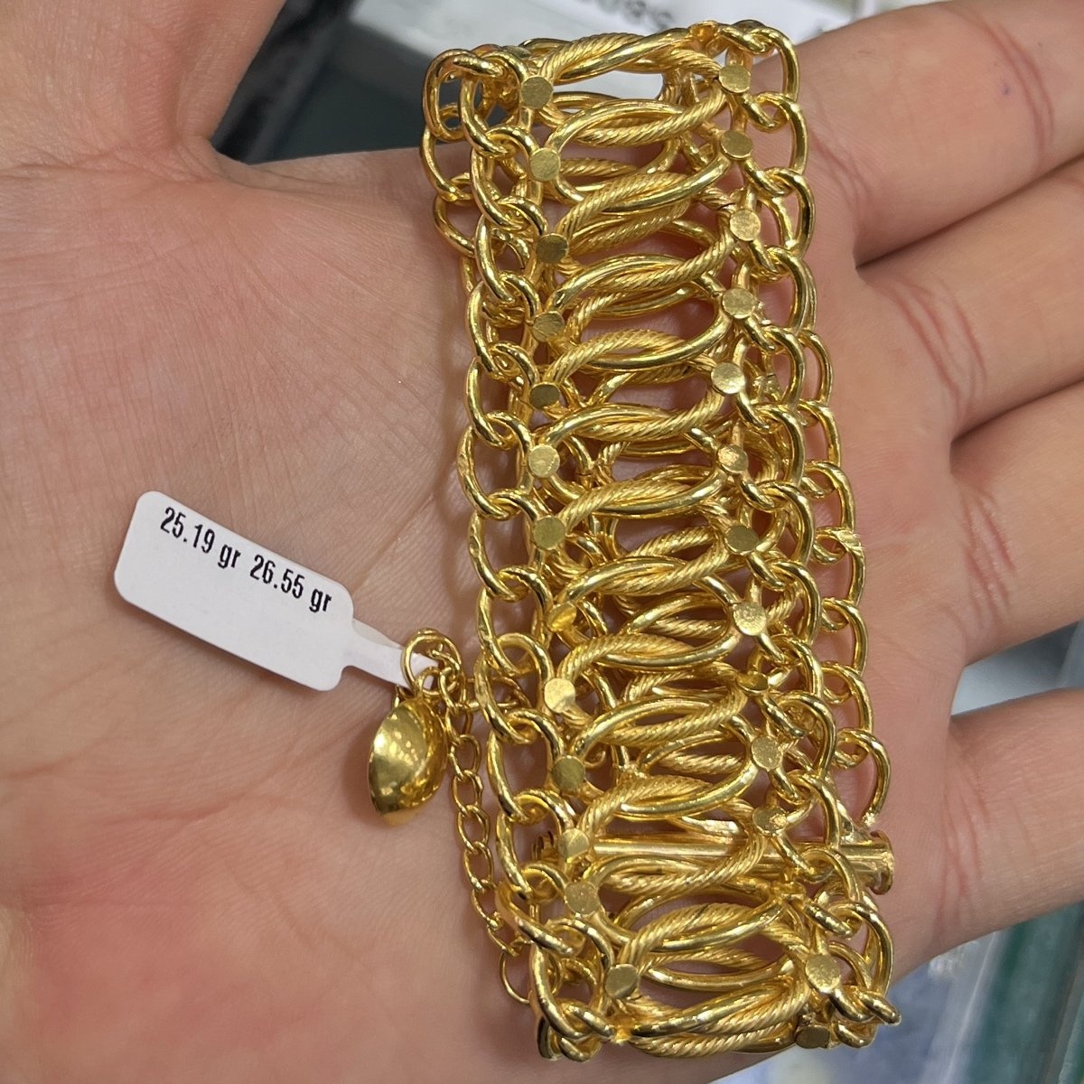 22 Ayar Altın Bileklik Paksoy Modern Tasarım 25.19gr Hediye - B000720 - Fotoğraf 1