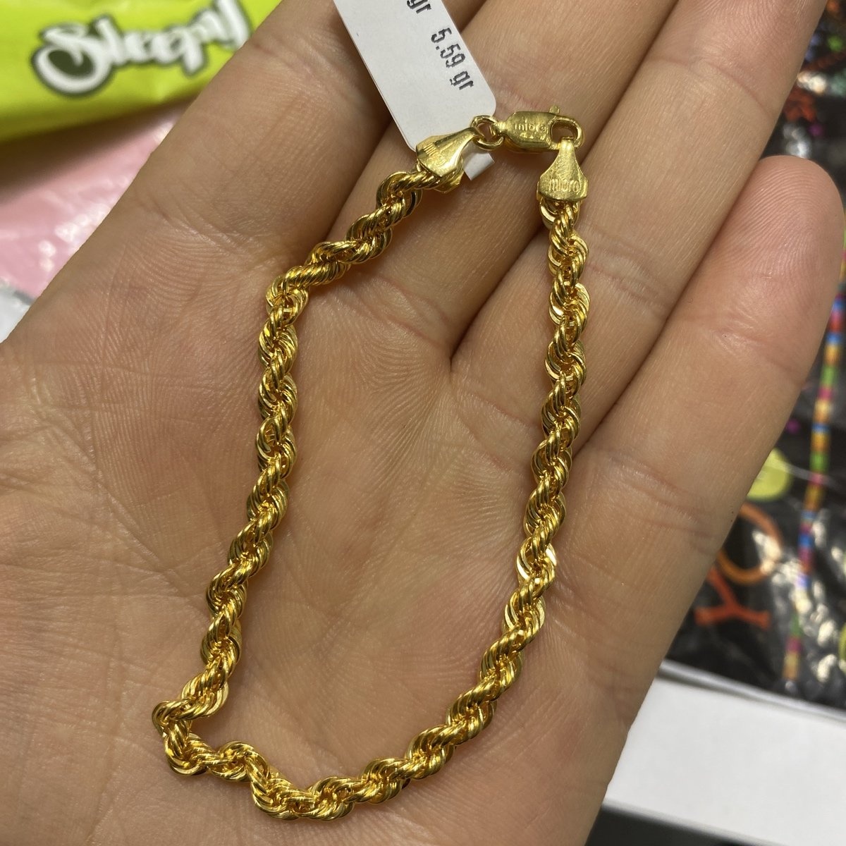 22 Ayar Altın Halat Bileklik Paksoy Modern Tasarım 4.94gr Kadın - B000727 - Fotoğraf 1