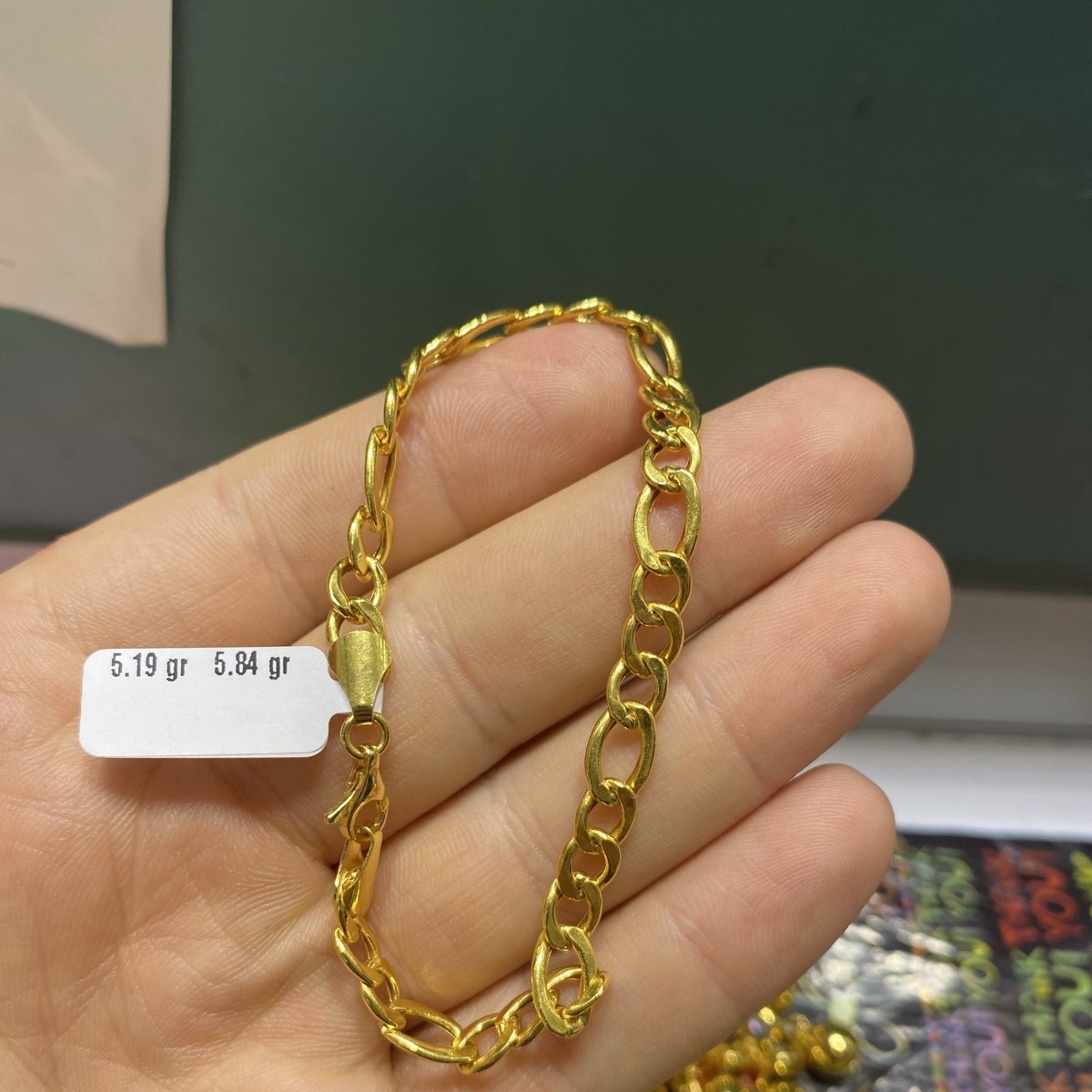 22 Ayar Altın Çocuk Künye Özel Tasarım 5.19gr Hediye - F000005 - Fotoğraf 1