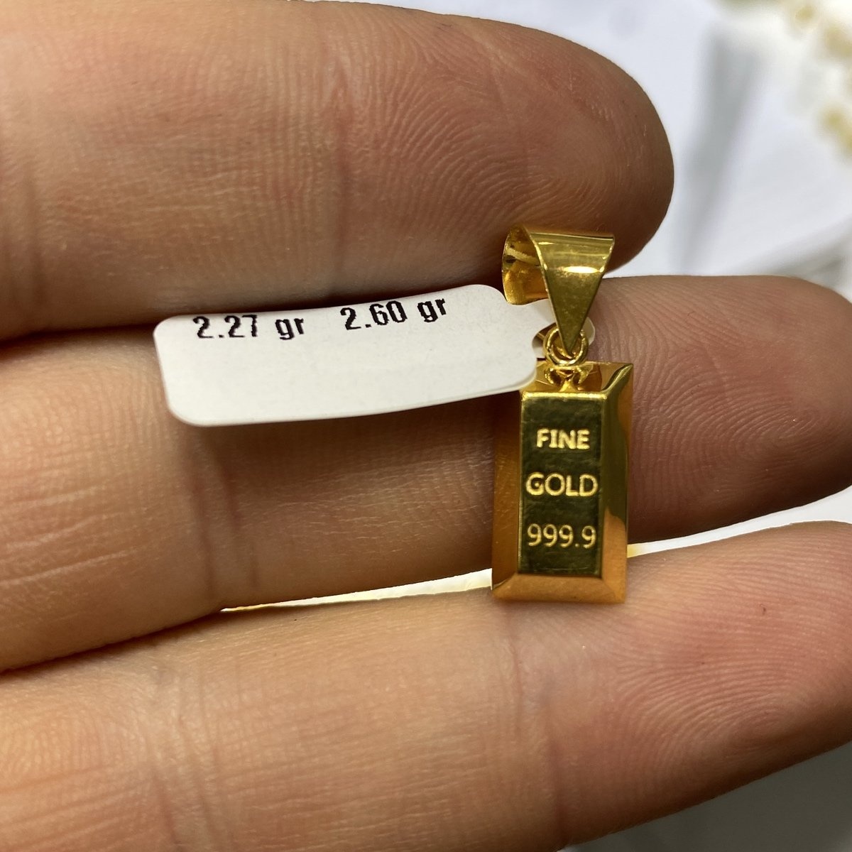 22 Ayar Altın Kolye Ucu Modern Tasarım 2.27gr Hediye - C000210 - Fotoğraf 1