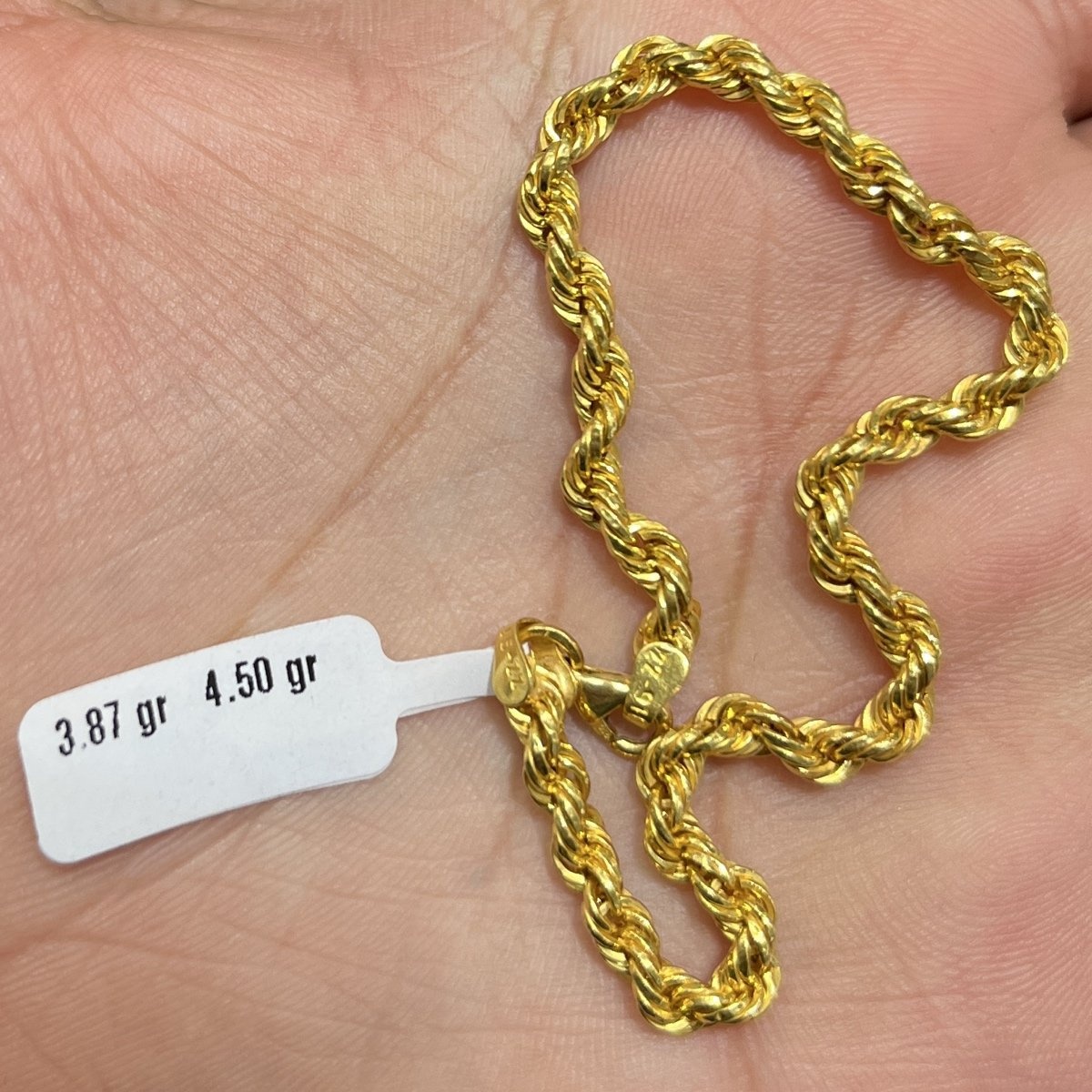 22 Ayar Altın Bileklik Zahit Geyik Modern Tasarım 3.87gr Hediye - B000776 - Fotoğraf 1