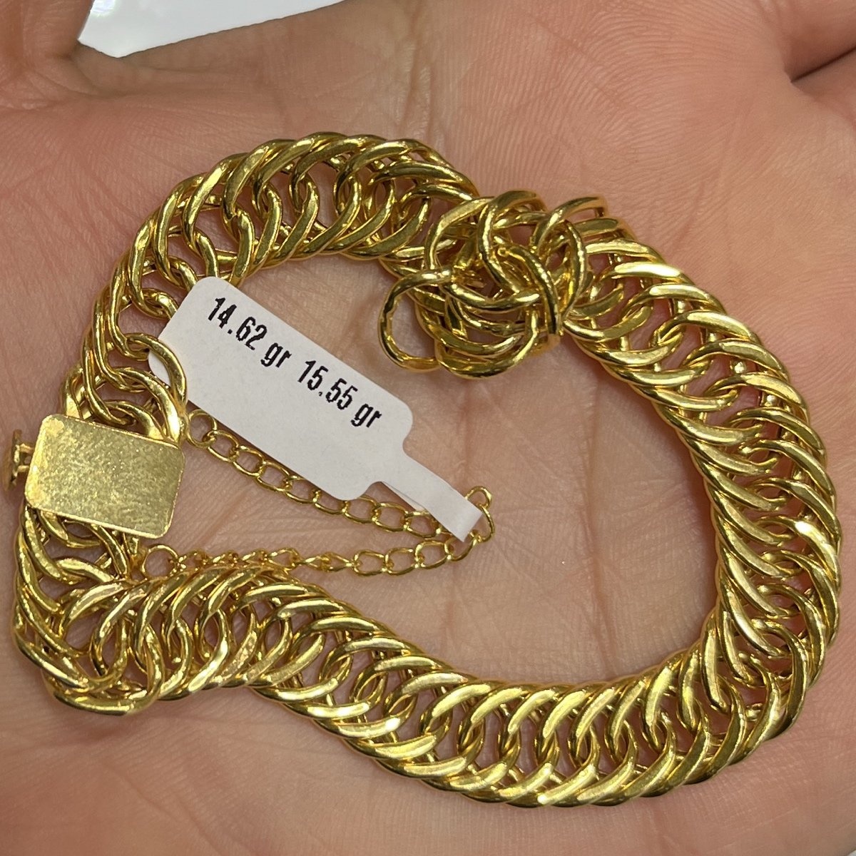 22 Ayar Altın Bileklik Zahit Geyik Özel Tasarım 14.62gr Hediye - B000778 - Fotoğraf 1
