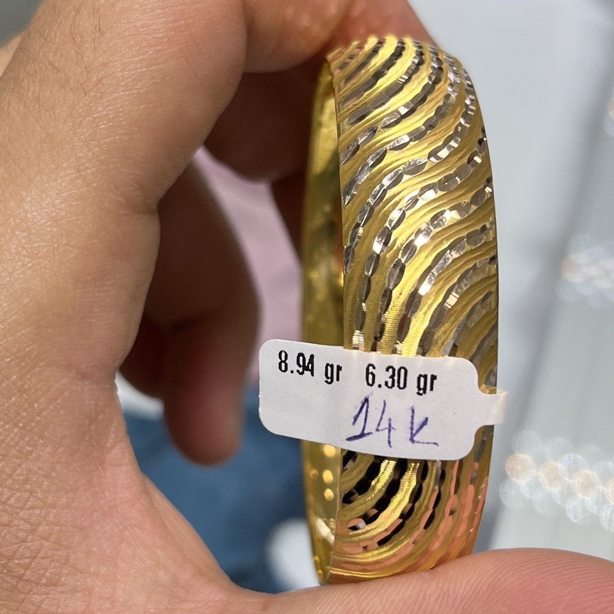 14 Ayar Altın Bilezik Zahit Geyik Modern Tasarım 8.94gr Hediye - BZ00775 - Fotoğraf 1