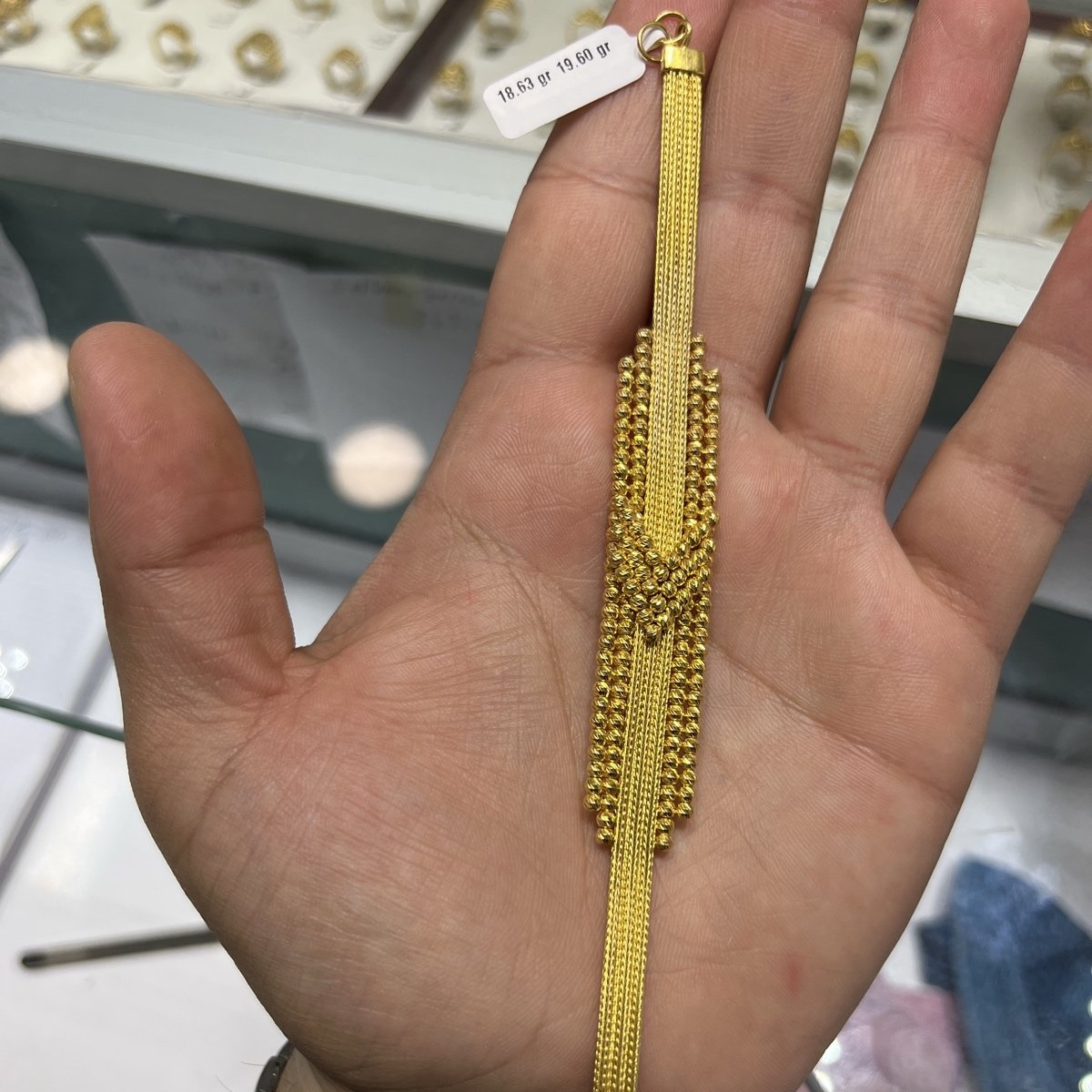 22 Ayar Altın Bileklik Dorikalı Özel Tasarım 18.63gr Kadın - B000779 - Fotoğraf 1