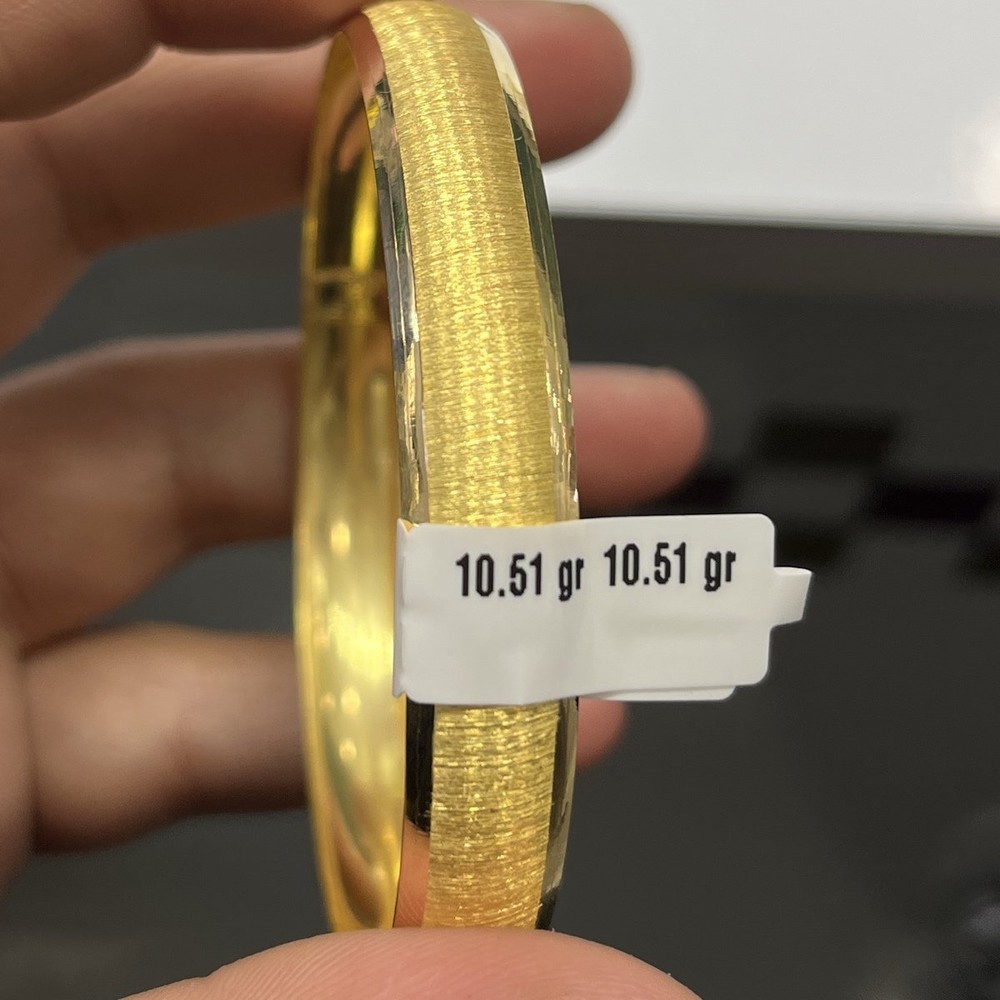 22 Ayar Altın Bilezik Zahit Geyik Kumlu Tasarım 10.51gr Kadın - BZ00783