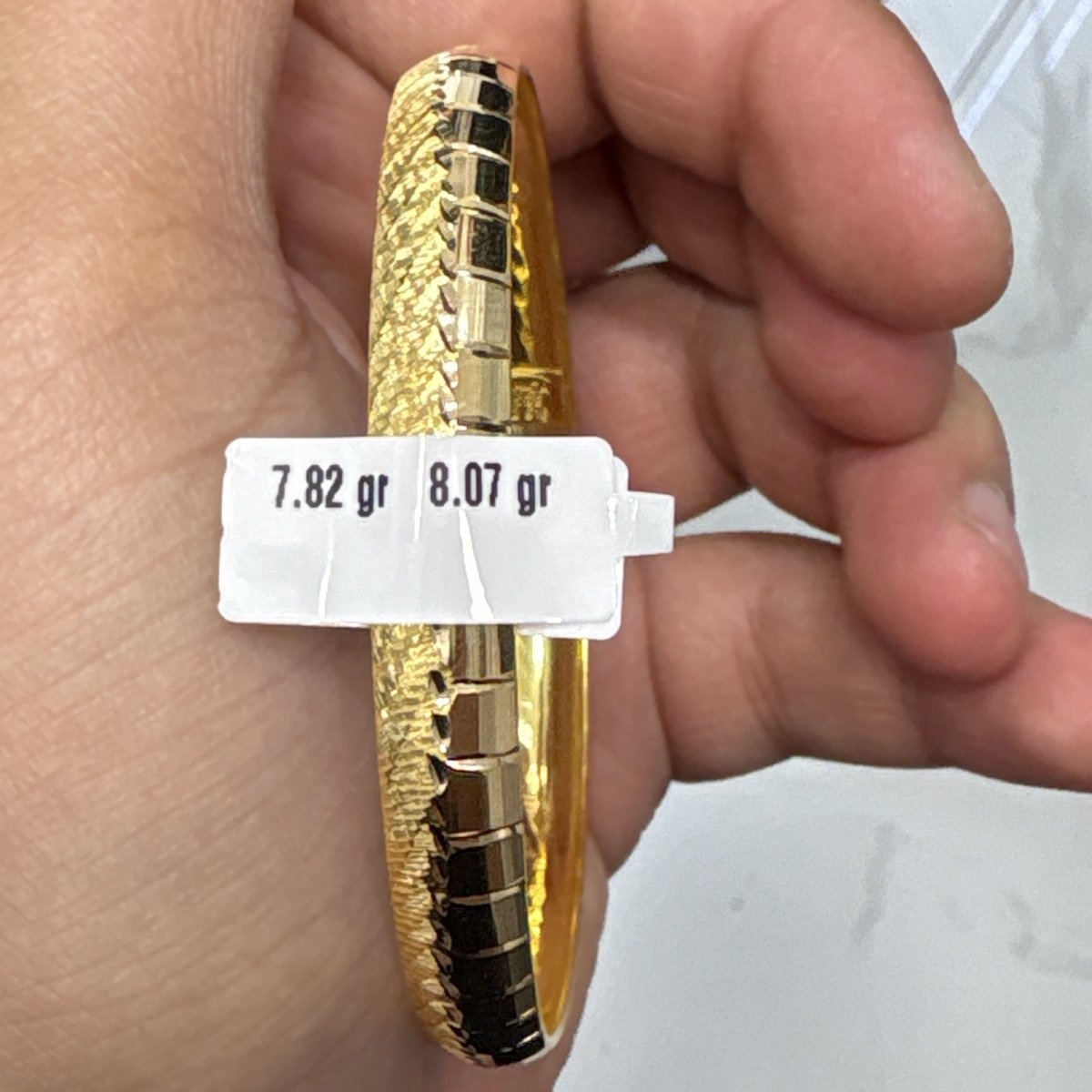 22 Ayar Altın Bilezik Zahit Geyik Özel Tasarım 7.82gr Hediye - BZ00786 - Fotoğraf 1