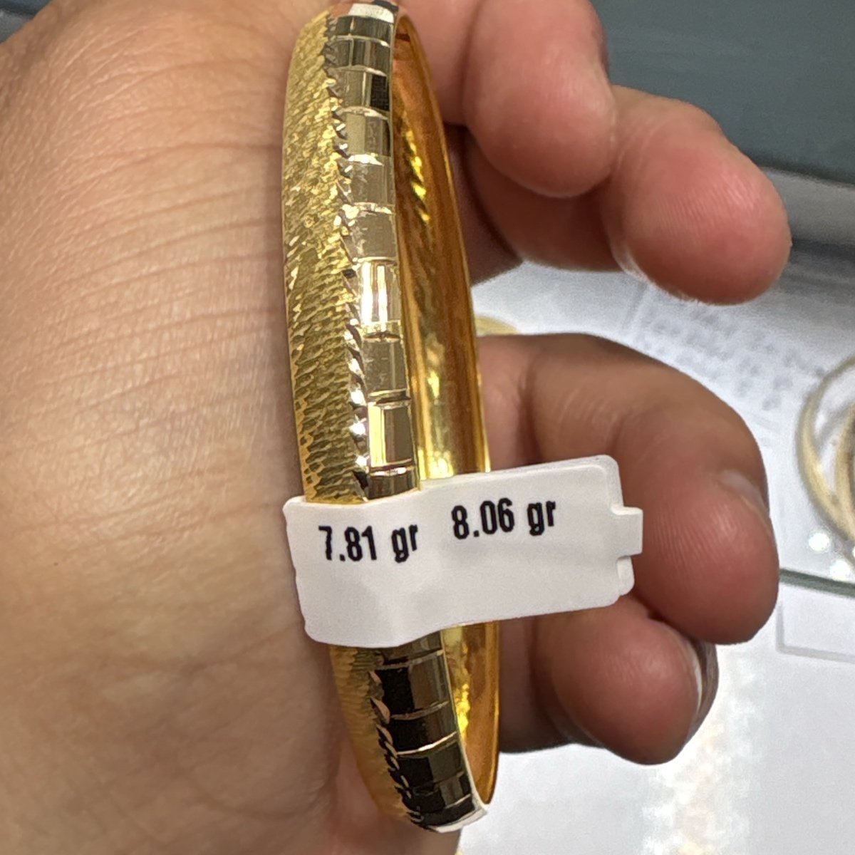 22 Ayar Altın Bilezik Zahit Geyik El İşi Hediye 7.81gr - BZ00789 - Fotoğraf 1