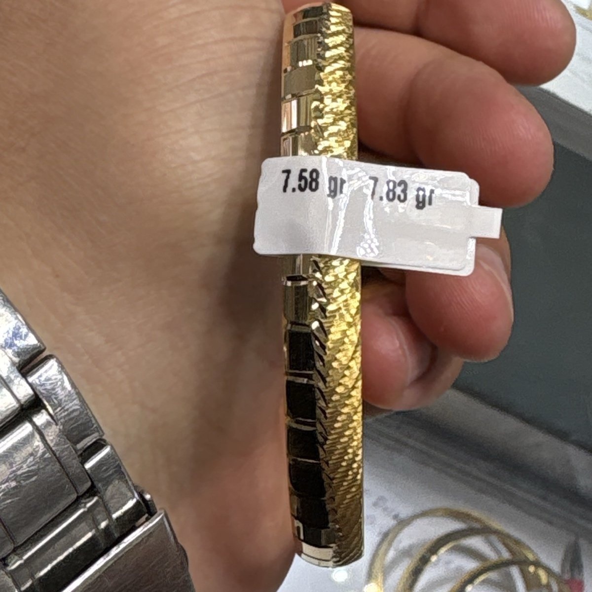22 Ayar Altın Bilezik Zahit Geyik Özel Tasarım 7.58gr Hediye - BZ00790 - Fotoğraf 1