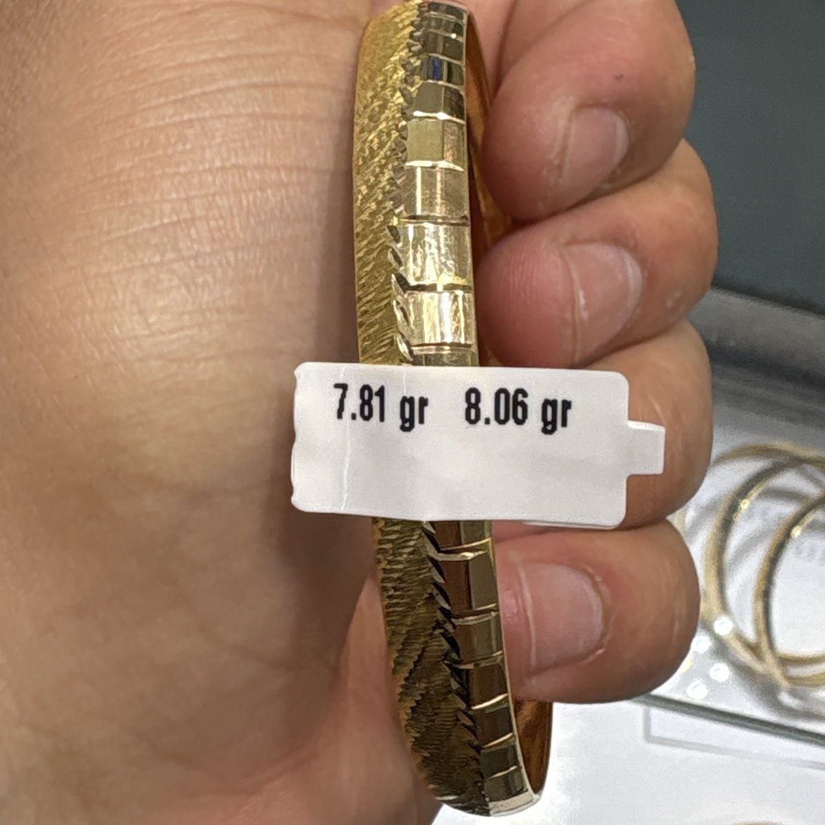22 Ayar Altın Bilezik Zahit Geyik Özel Tasarım 7.81gr Hediye - BZ00791 - Fotoğraf 1