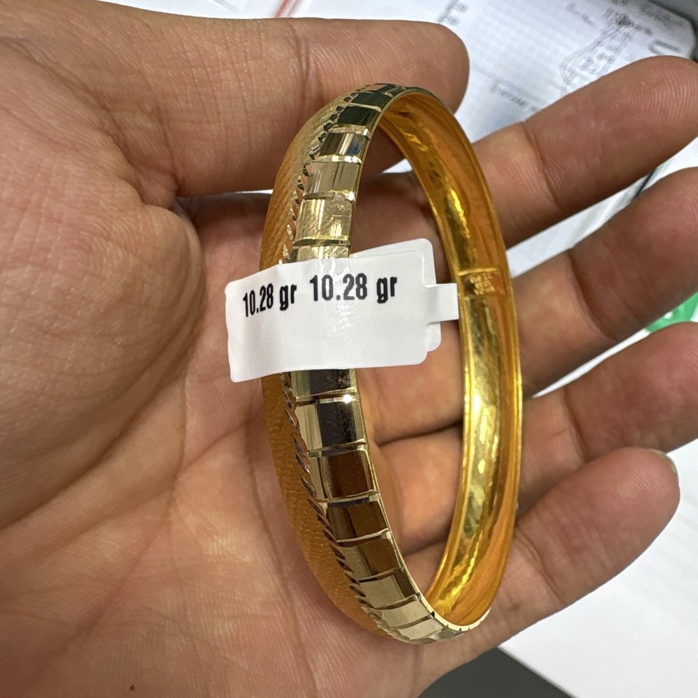 22 Ayar Altın Bilezik Yılan Özel Tasarım 10.28gr Kadın - BZ00795