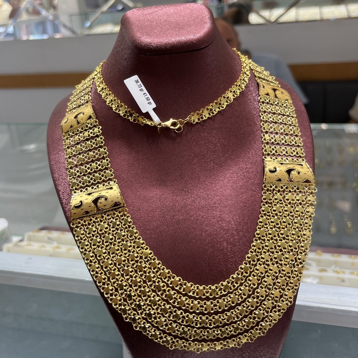 22 Ayar Altın Kolye Zahit Geyik Özel Tasarım 38.73gr Hediye - KL000014 - Fotoğraf 1
