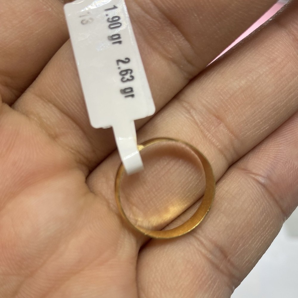 22 Ayar Altın Alyans Sonsuz Aşk Bağı 1.90gr 13 Numara - AL000678