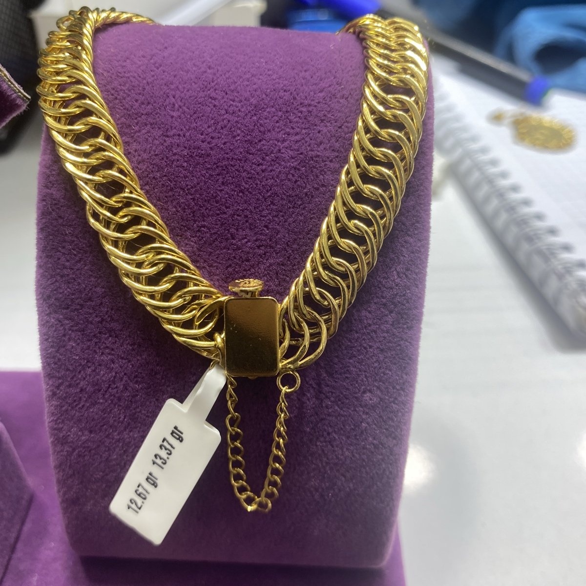 22 Ayar Altın Bileklik Zahit Geyik Modern Tasarım 12.67gr Kadın - B000818 - Fotoğraf 1