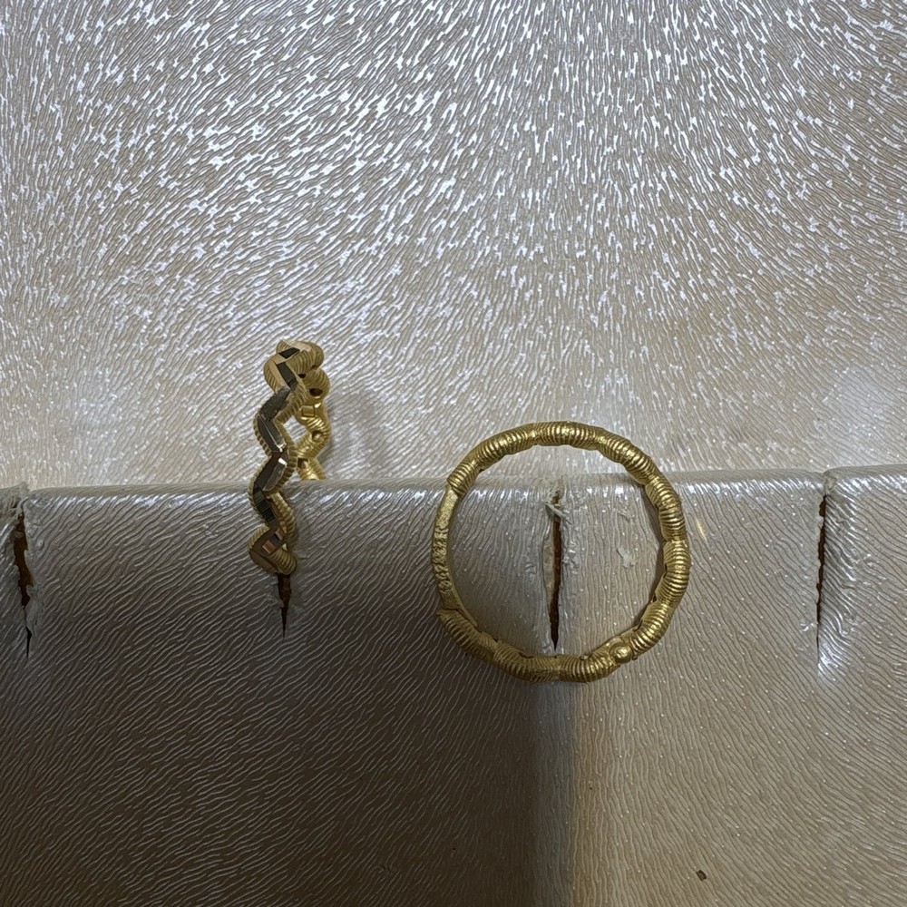 22 Ayar Altın Halka Küpe Paksoy Modern Tasarım 3.50gr Kadın - K00835