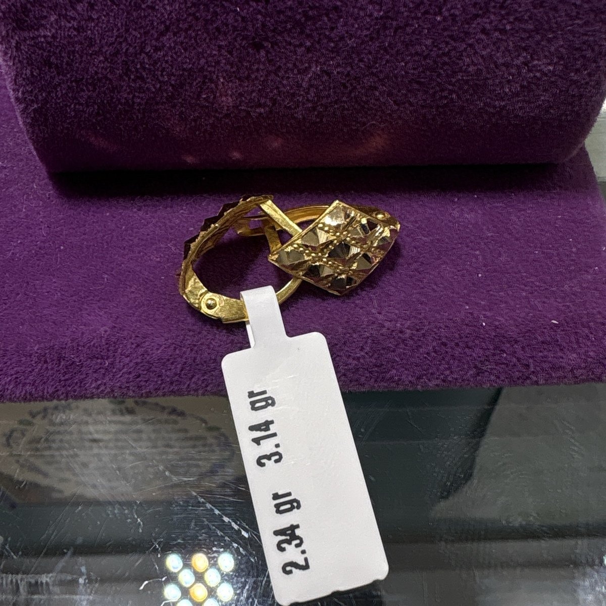 22 Ayar Altın Küpe Paksoy Modern Tasarım 2.34gr Kadın - K00842 - Fotoğraf 1