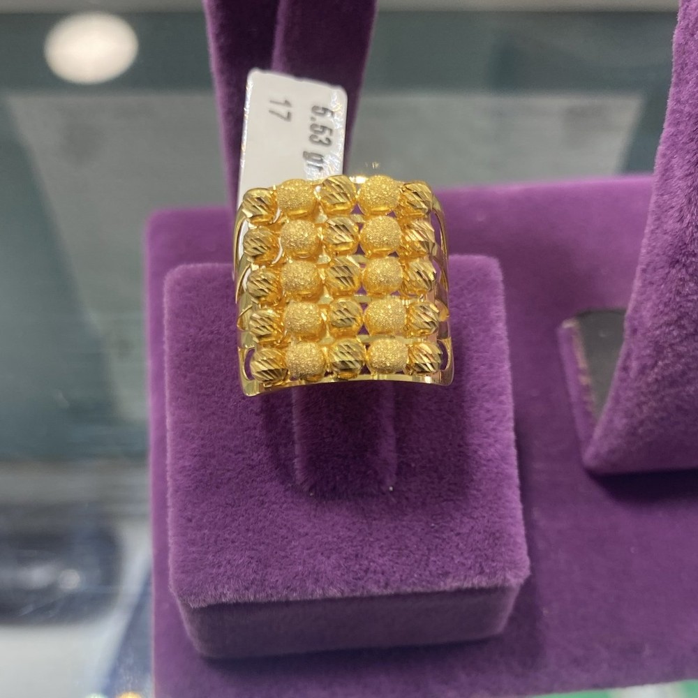 22 Ayar Altın Yüzük Dorikalı Kaburga 5.53gr 17 Numara Hediye - Y00871