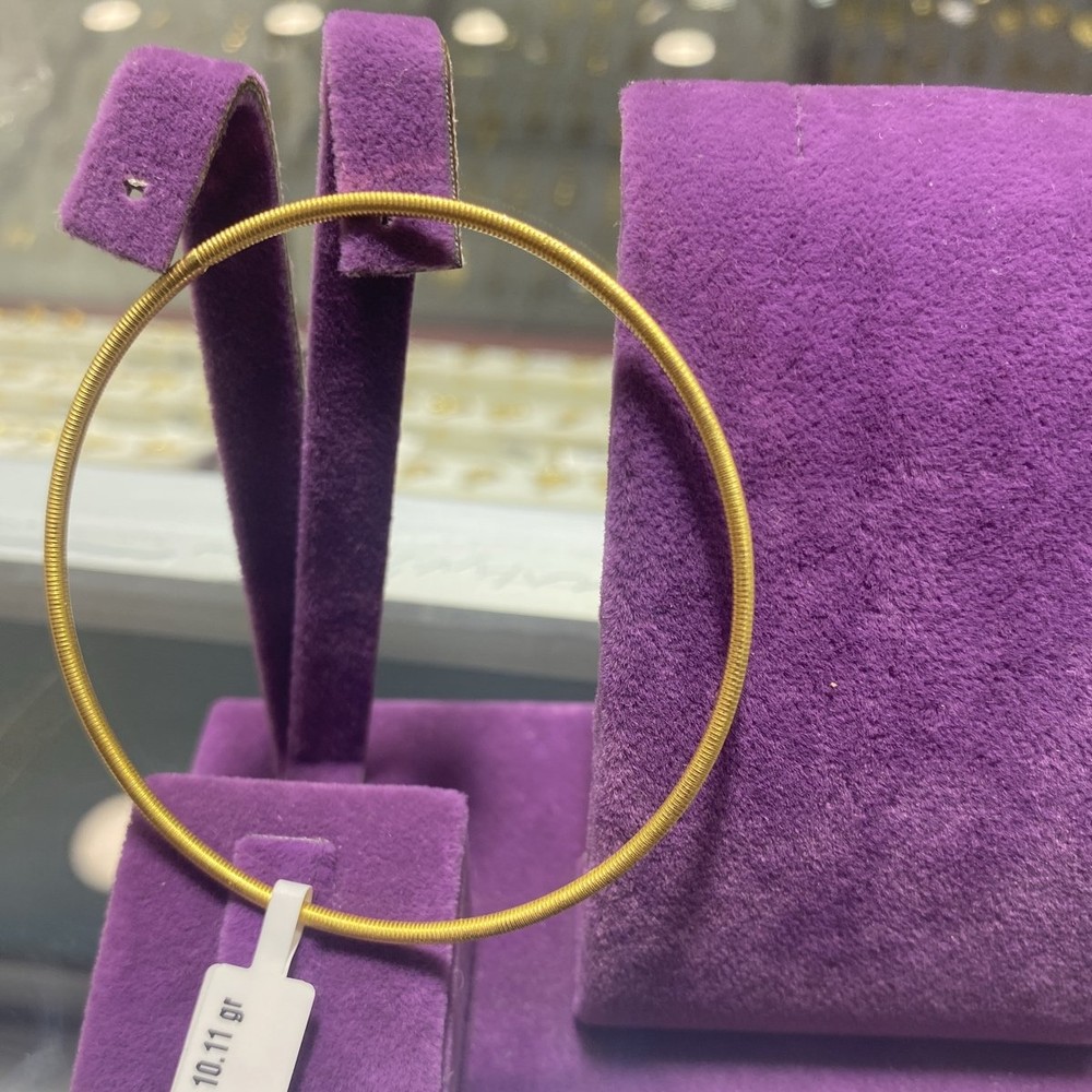 22 Ayar Altın Bilezik Paksoy Modern Tasarım 10.11gr Kadın - BZ00834