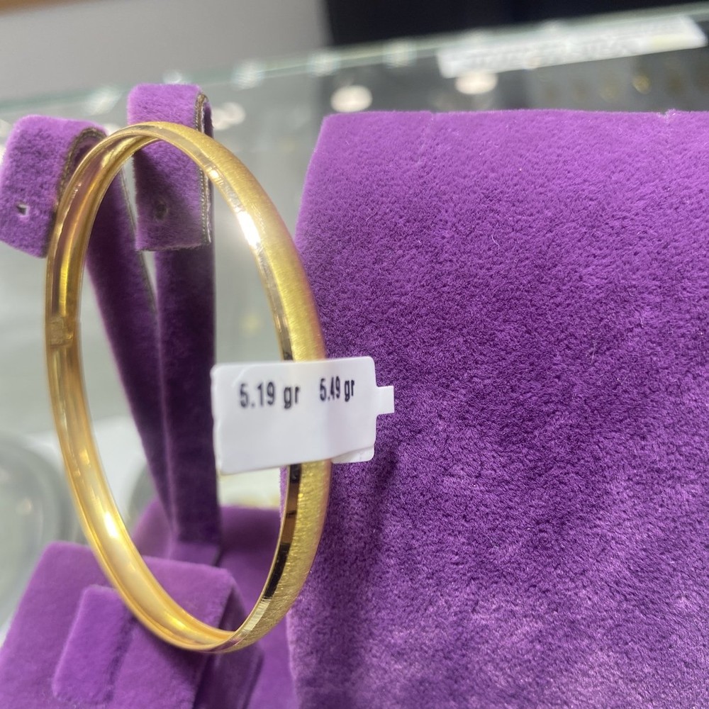 22 Ayar Altın Bilezik Paksoy Modern Tasarım 5.19gr Hediye - BZ00848