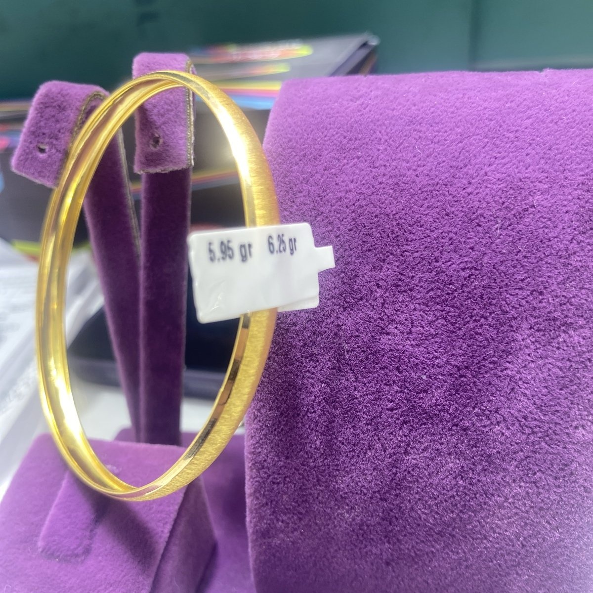 22 Ayar Altın Bilezik Paksoy Klasik Tasarım 5.95gr Hediye - BZ00858 - Fotoğraf 1