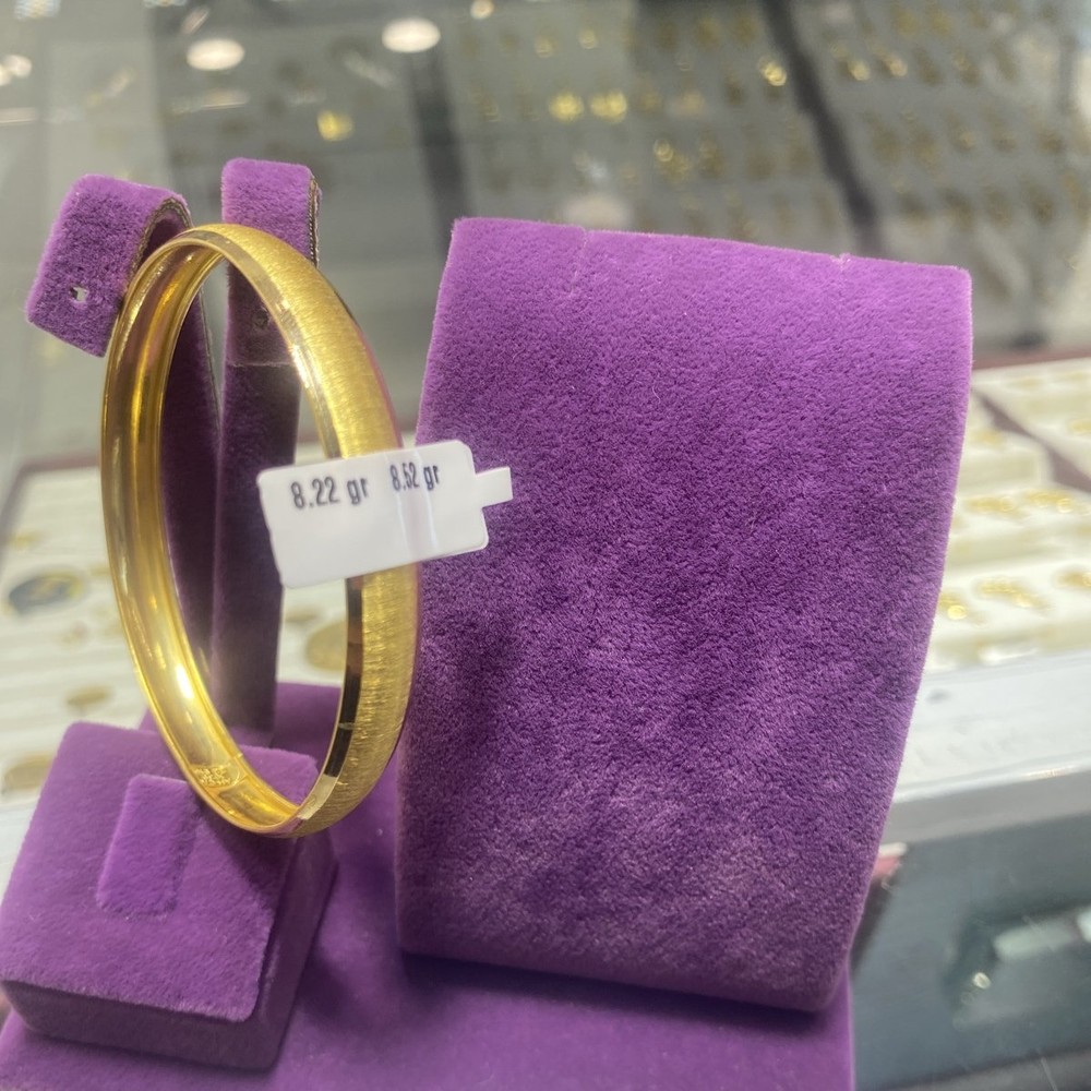 22 Ayar Altın Bilezik Paksoy Modern Tasarım 8.22gr Hediye - BZ00860