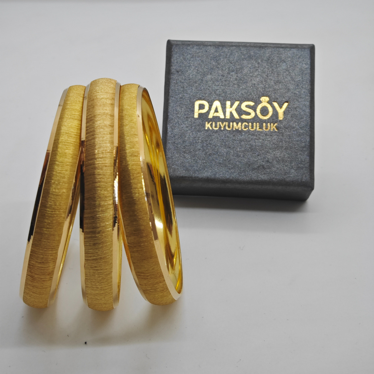 22 Ayar Altın Bilezik Şarnel Modern Tasarım 10.27gr Kadın - BZ00874