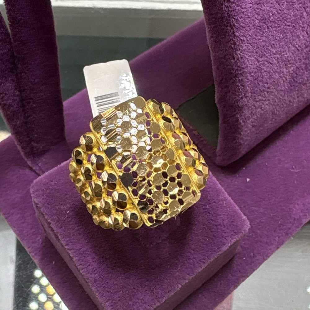 22 Ayar Altın Yüzük Paksoy Modern Tasarım 5.87gr 25 Numara Kadın - Y00895