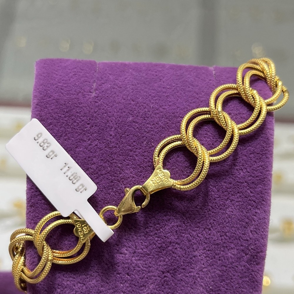 22 Ayar Altın Bileklik Samanyolu Modern Tasarım 9.83gr Kadın - B00844