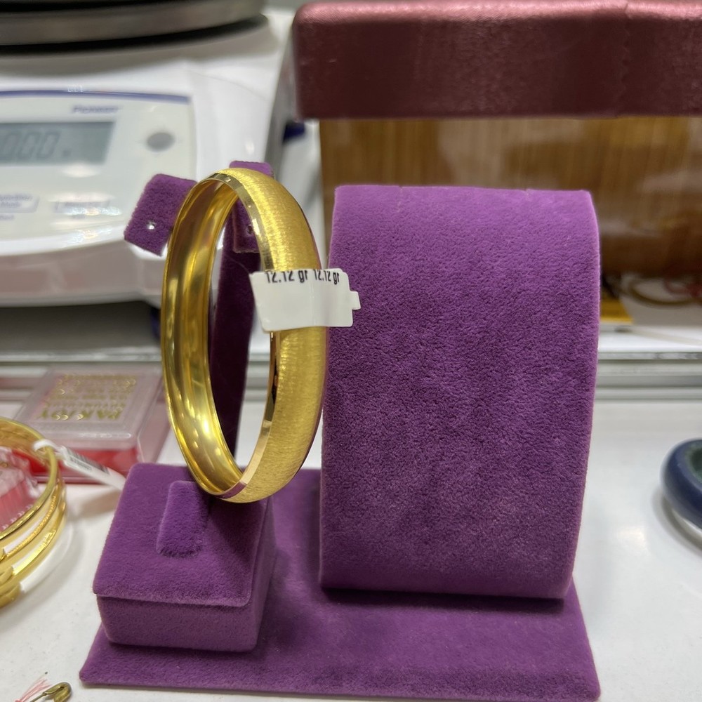 22 Ayar Altın Bilezik Zahit Geyik Modern Tasarım 12.12gr Hediye - BZ00922