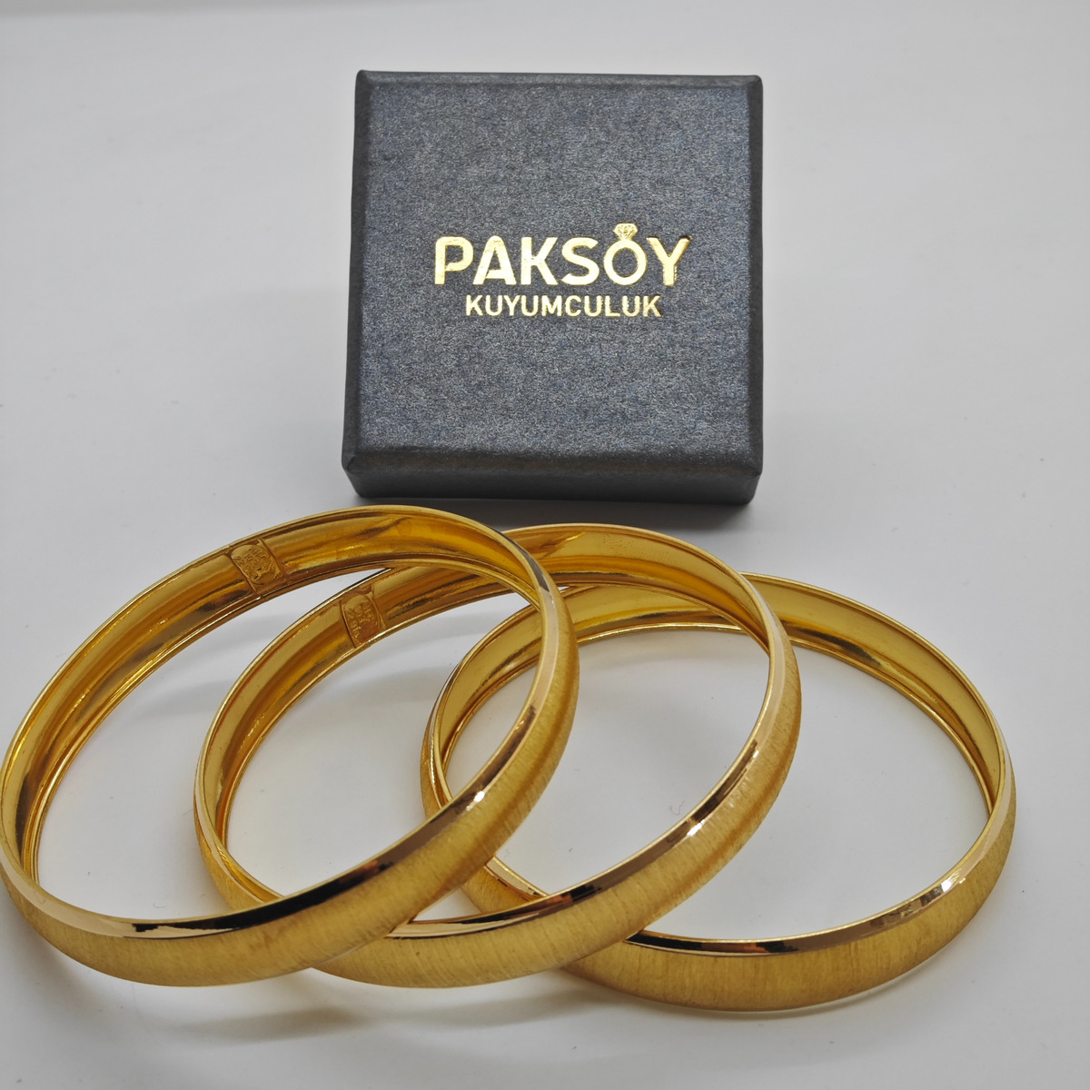 22 Ayar Altın Bilezik Zahit Geyik Modern Tasarım 12.12gr Hediye - BZ00922 ürün görseli