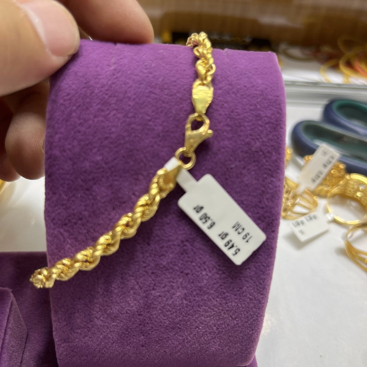 22 Ayar Altın Bileklik Halat Modern Tasarım 5.49gr 19 CM Kadın - B00857 - Fotoğraf 1
