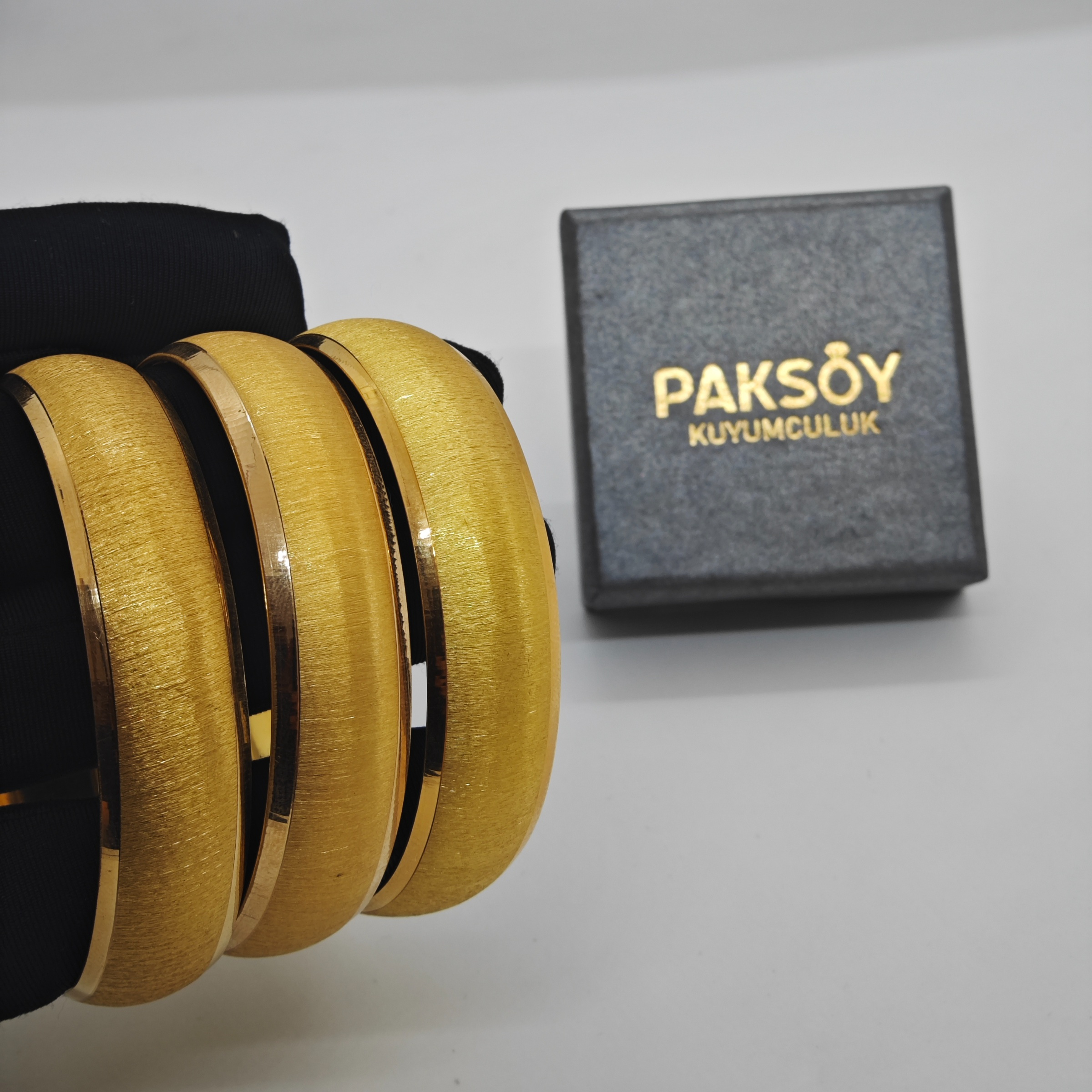 22 Ayar Altın Bilezik Paksoy Modern Tasarım 15.21gr Kadın - BZ00968 ürün görseli