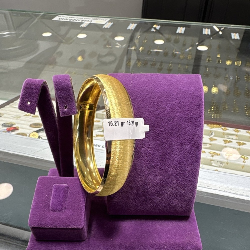 22 Ayar Altın Bilezik Paksoy Modern Tasarım 15.21gr Kadın - BZ00968