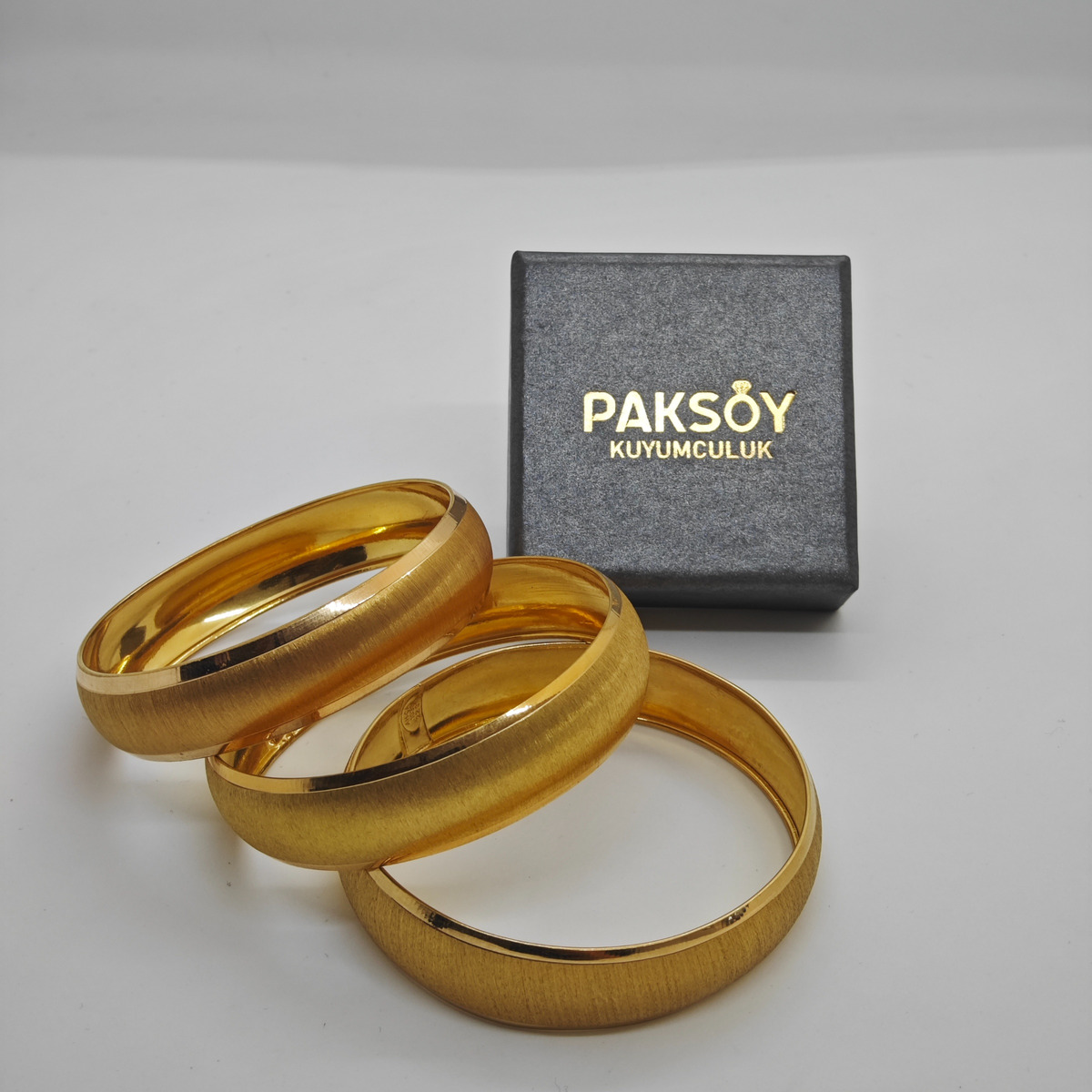22 Ayar Altın Bilezik Paksoy Modern Tasarım 15.21gr Kadın - BZ00968 ürün görseli