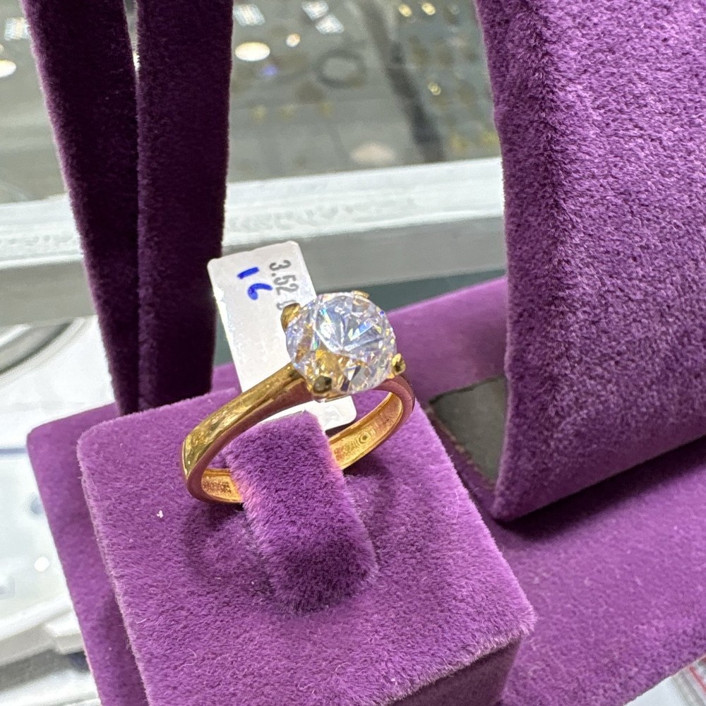 22 Ayar Altın Taşlı Yüzük Özel Tasarım 3.52gr Kadın - T000214