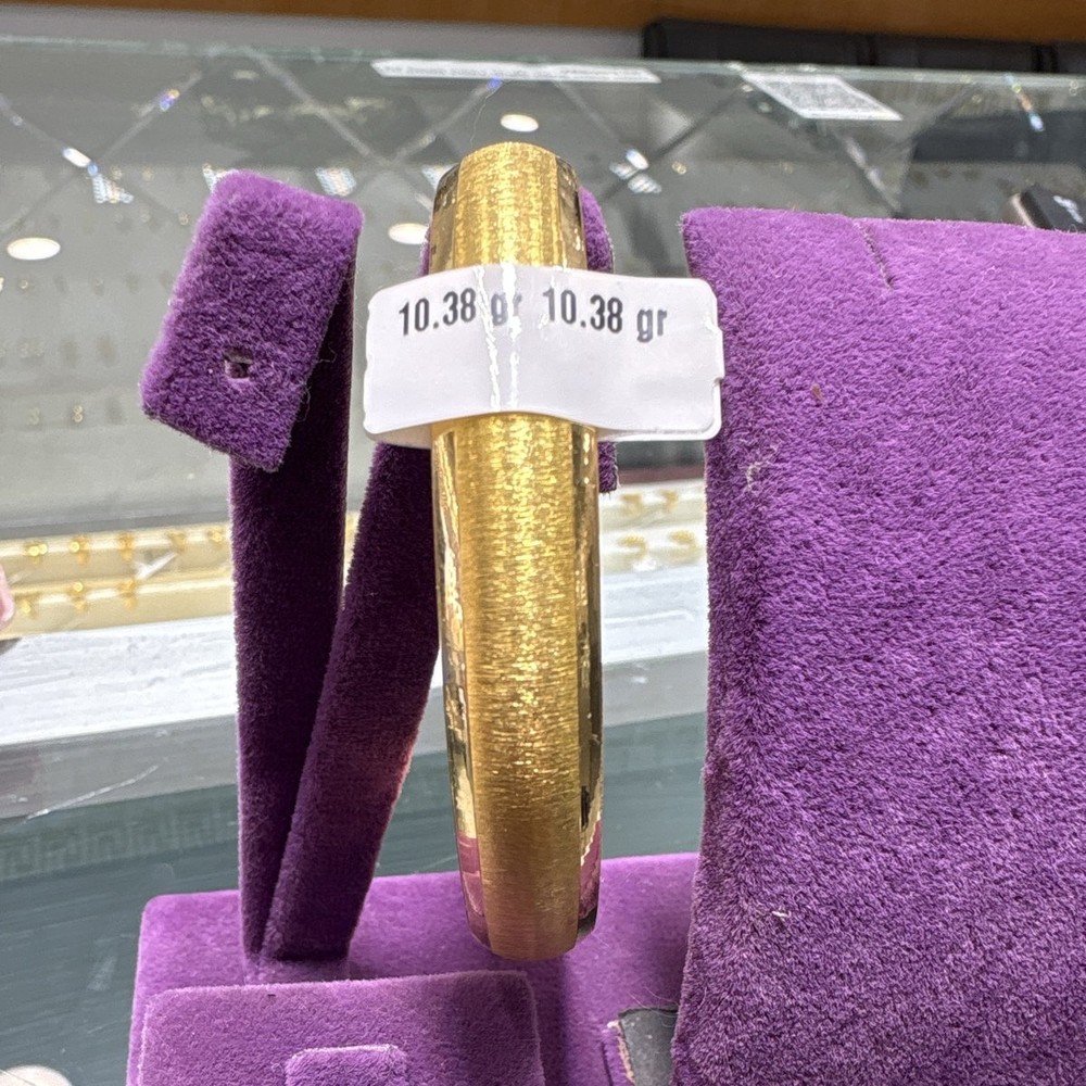 22 Ayar Altın Bilezik Kumlu El İşi 10.38gr Kadın - BZ01008