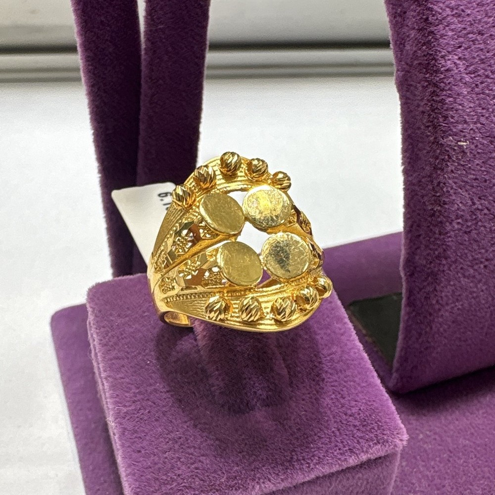 22 Ayar Altın Yüzük Dorikalı Modern Tasarım 6.10gr Kadın - Y00927