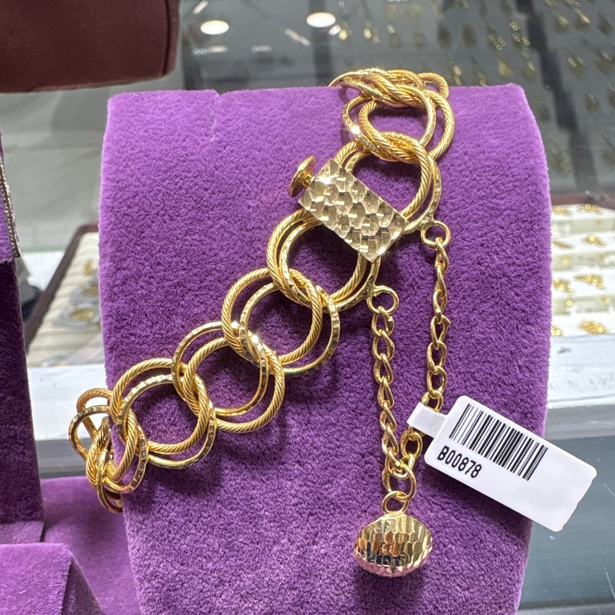 22 Ayar Altın Bileklik Zahit Geyik Özel Tasarım 10.41gr Kadın - B00878 - Fotoğraf 1