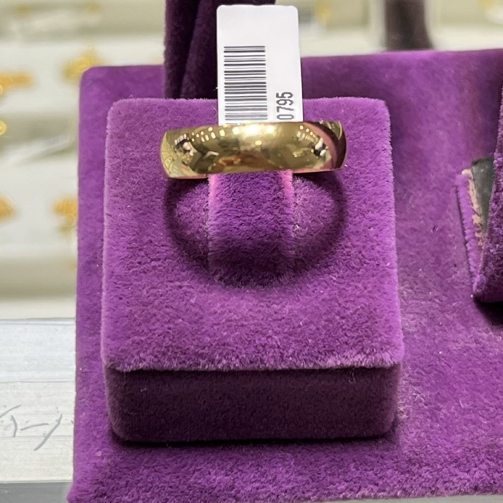 22 Ayar Altın Alyans Zahit Geyik Modern Tasarım 4.03gr 10 Numara Hediye - AL00779