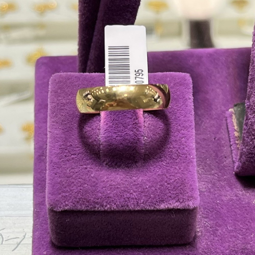 22 Ayar Altın Alyans Zahit Geyik Modern Tasarım 4.15gr 9 Numara - AL00783