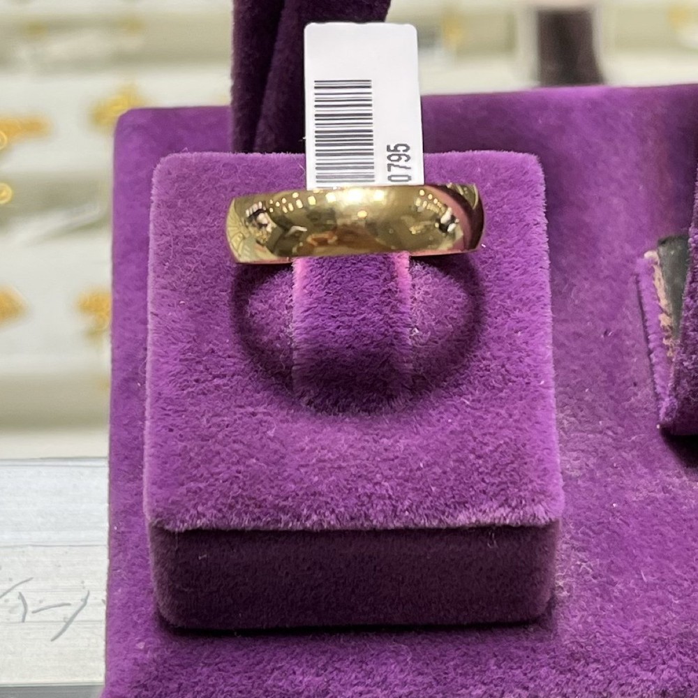 22 Ayar Altın Alyans Zahit Geyik Modern Tasarım 4.16gr 18 Numara - AL00786