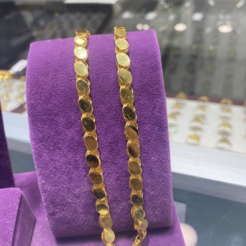 22 Ayar Altın Kolye Zahit Geyik Özel Tasarım 26.31gr 65CM Kadın Hediye - KL00028