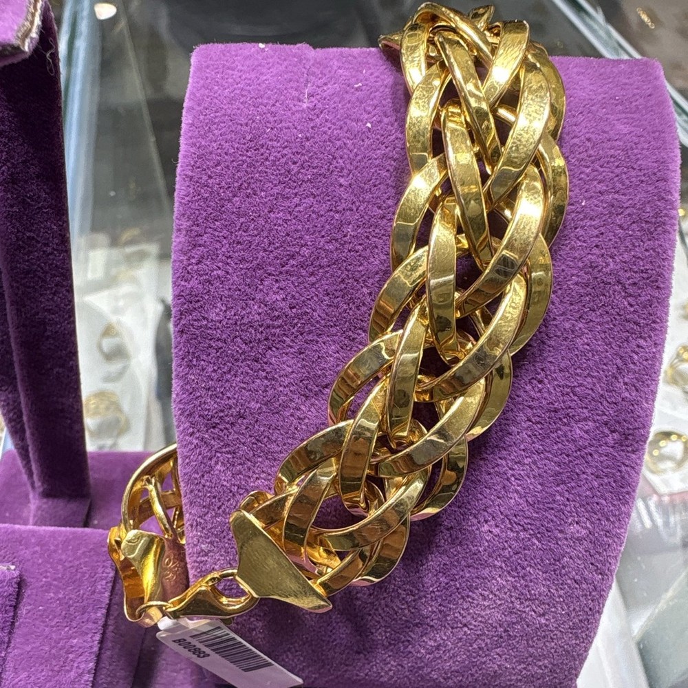 22 Ayar Altın Bileklik Zahit Geyik Kırkayak Tasarım 39.50gr Kadın - B00883