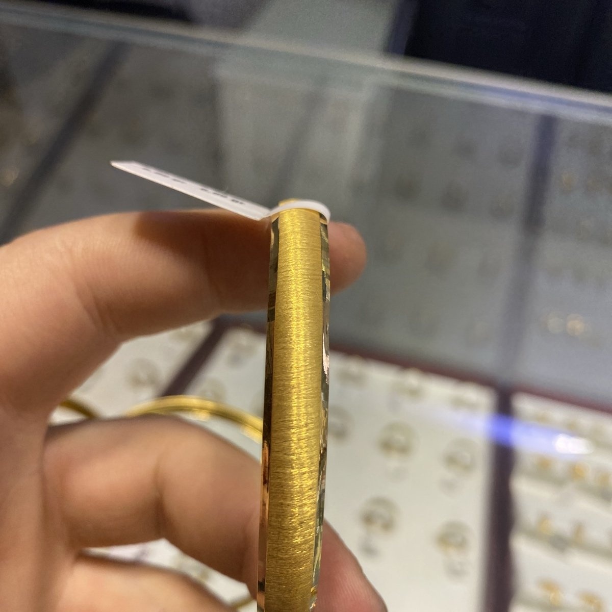 22 Ayar Altın Bilezik Kumlu Desen 6.89gr Kadın Hediye - BZ01077 - Fotoğraf 1
