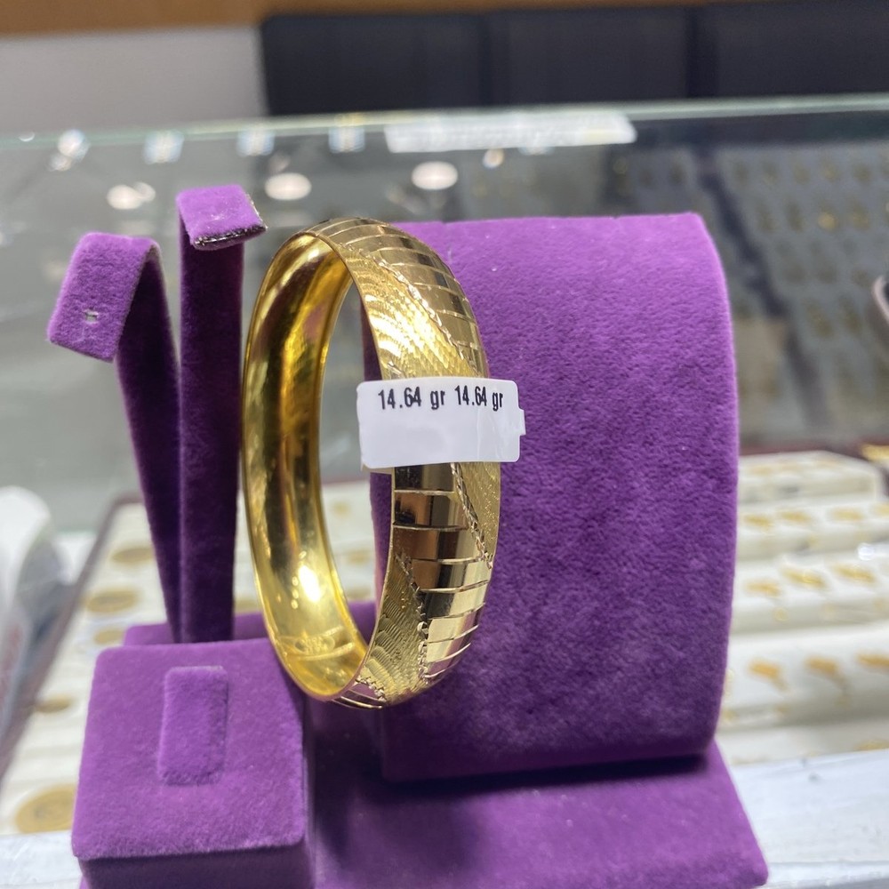 22 Ayar Altın Bilezik Yılan Tasarım 14.64gr Kadın - BZ01082