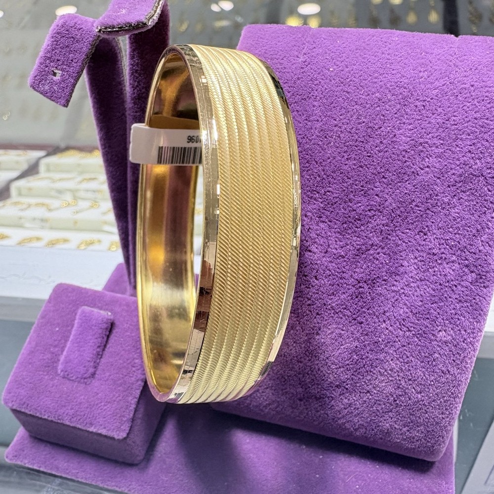 22 Ayar Altın Bilezik Hasır Modern Tasarım 15.22gr Kadın - BZ01093