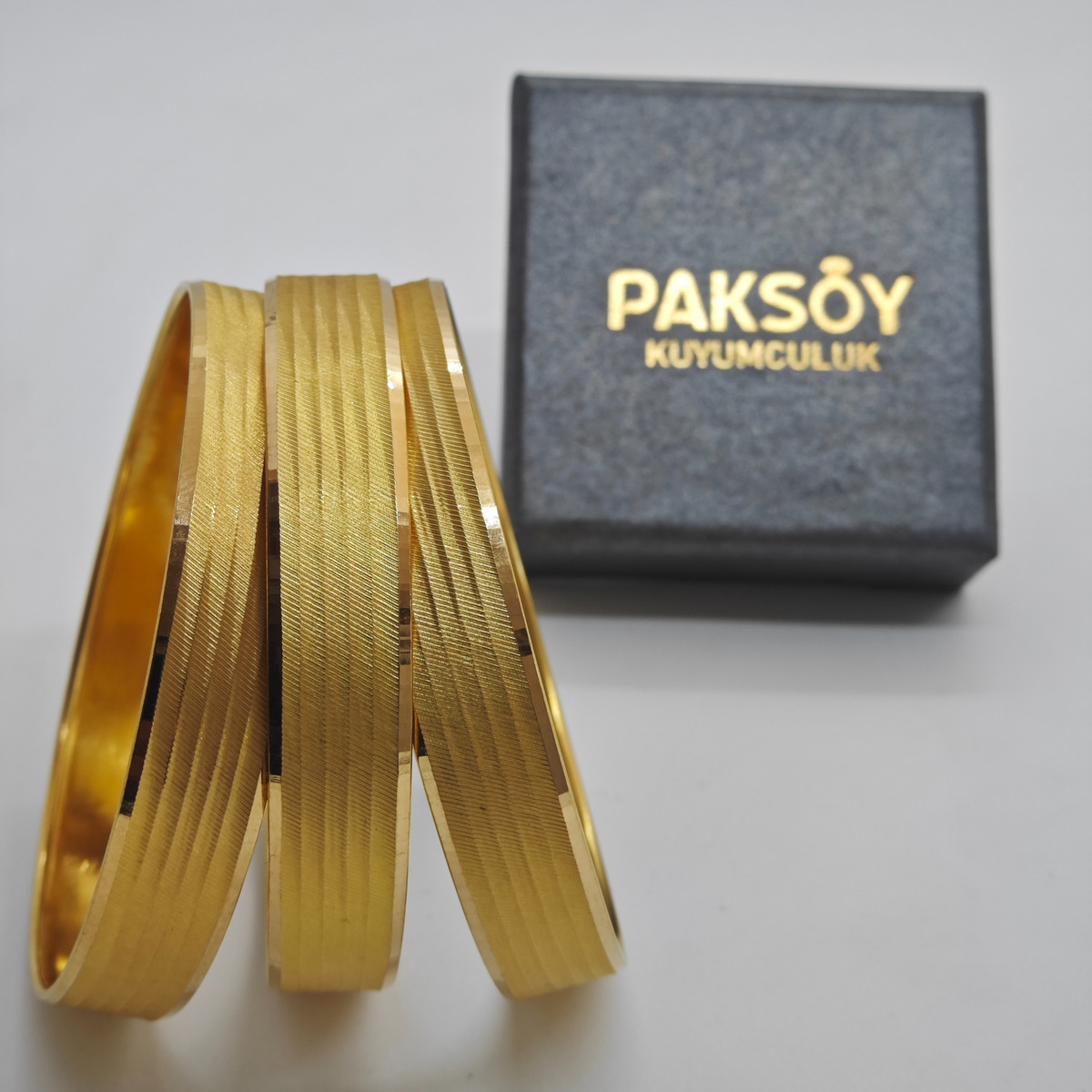 22 Ayar Altın Bilezik Hasır Modern Tasarım 15.03gr Kadın - BZ01096 ürün görseli