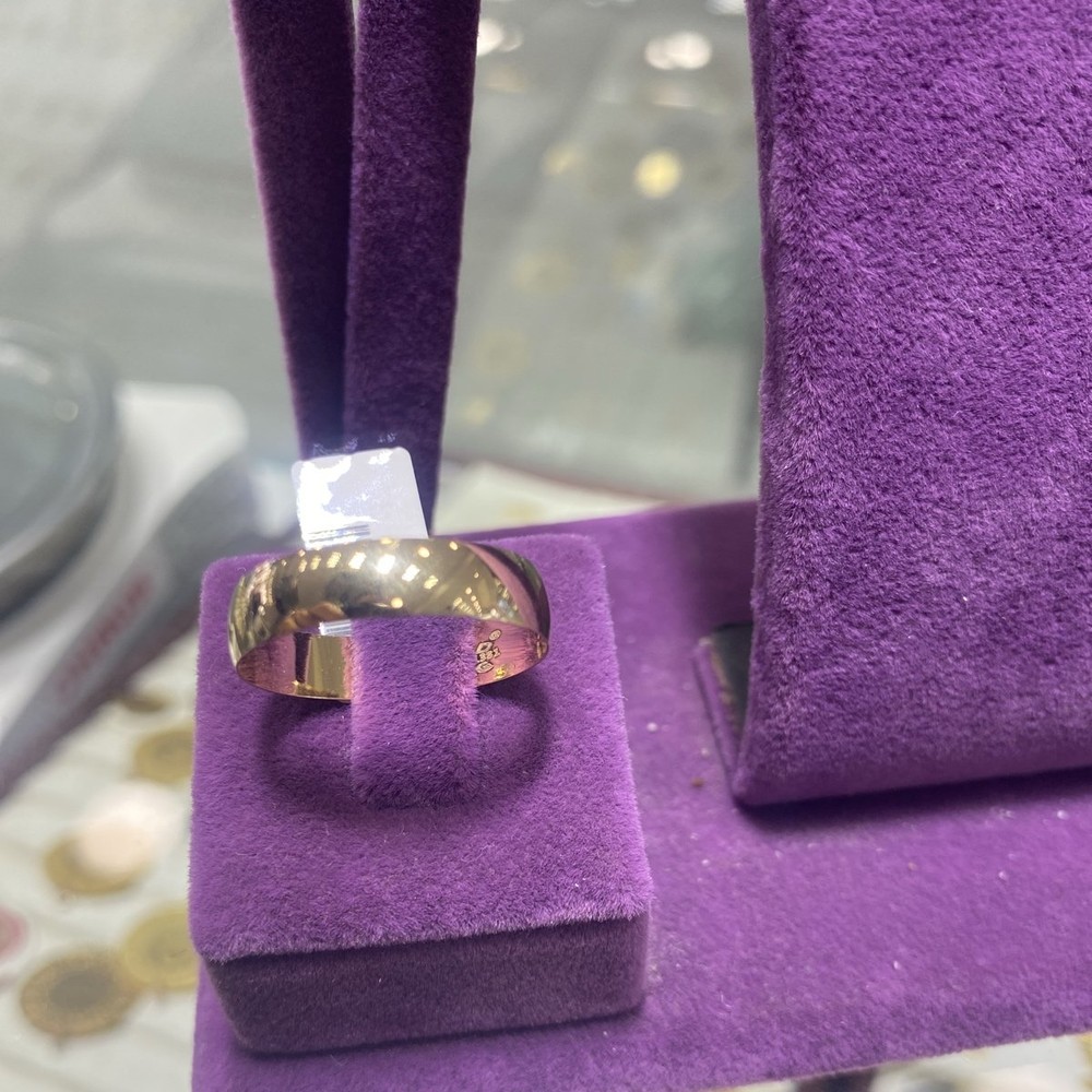 22 Ayar Altın Alyans Ebedi Mutluluk Simgesi 2.47gr 13 Numara - AL00815